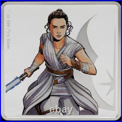 2025 Star Wars Rey and BB-8 Allies 1 oz Silver Colorized Proof Medallion