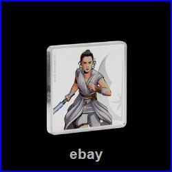 2025 Star Wars Rey and BB-8 Allies 1 oz Silver Colorized Proof Medallion