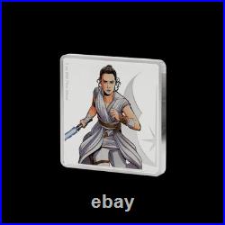 2025 Star Wars Rey and BB-8 Allies 1 oz Silver Colorized Proof Medallion