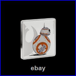 2025 Star Wars Rey and BB-8 Allies 1 oz Silver Colorized Proof Medallion