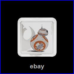 2025 Star Wars Rey and BB-8 Allies 1 oz Silver Colorized Proof Medallion