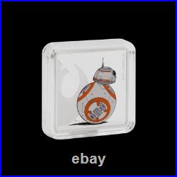2025 Star Wars Rey and BB-8 Allies 1 oz Silver Colorized Proof Medallion
