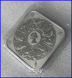 2025 The Royal Mint The Queen's Beast Completer 10oz 999.9 Silver Bar Square 2025 The Royal Mint The Queen's Beast Completer 10oz 999.9 Silver Bar Square