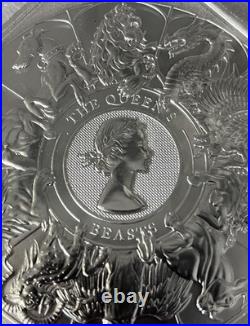 2025 The Royal Mint The Queen's Beast Completer 10oz 999.9 Silver Bar Square 2025 The Royal Mint The Queen's Beast Completer 10oz 999.9 Silver Bar Square