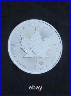 2026 CHARLES III CANADIAN MAPLE LEAF 1oz SOLID SILVER COIN IN CAPSULE