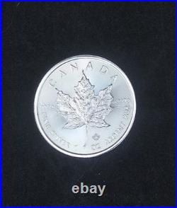 2026 CHARLES III CANADIAN MAPLE LEAF 1oz SOLID SILVER COIN IN CAPSULE