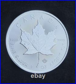 2026 CHARLES III CANADIAN MAPLE LEAF 1oz SOLID SILVER COIN IN CAPSULE