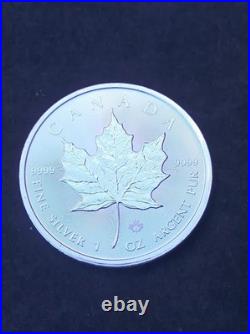2026 CHARLES III CANADIAN MAPLE LEAF 1oz SOLID SILVER COIN IN CAPSULE