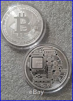 20 2018 Bitcoin Proof 1 oz. 999 fine Solid silver commemorative AOCS 2500