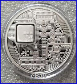 20 2018 Bitcoin Proof 1 oz. 999 fine Solid silver commemorative AOCS 2500