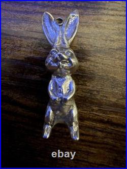 20 Grams 999 Fine Silver Rabbit Pendant Hallmarked Solid Silver & Handmade