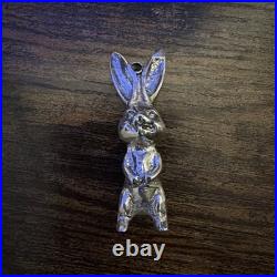 20 Grams 999 Fine Silver Rabbit Pendant Hallmarked Solid Silver & Handmade