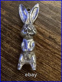 20 Grams 999 Fine Silver Rabbit Pendant Hallmarked Solid Silver & Handmade