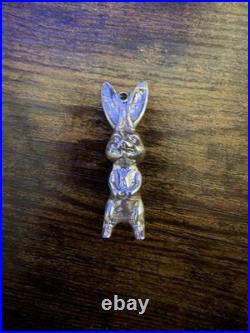20 Grams 999 Fine Silver Rabbit Pendant Hallmarked Solid Silver & Handmade