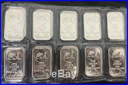 20 X 1oz Silwertowne Silver Bullion Bars Sealed 999 Solid Silver