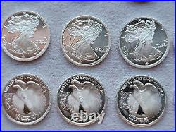20x 1/10th troy oz. Walking Liberty. 999 Fine Solid Silver Rounds