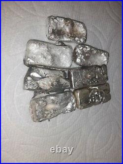 218 grams scrap sterling silver. 925 bar ingot solid silver