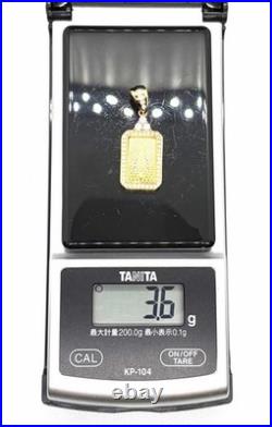 24K Royal Mint Christmas Tree 1g Gold Bar Pendant Sterling Silver 925 CZ