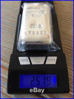 250 Gram Solid 999.9 Silver Bullion Bar Umicore
