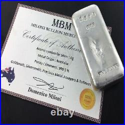 250 Grams Fine Grade 999.5 Solid Silver Bullion Hallmarked Ingot Investment Bar