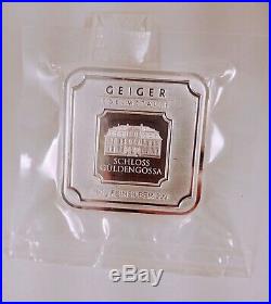 250 gram Silver Bar Geiger Edelmetalle (Original Square Series) Sealed