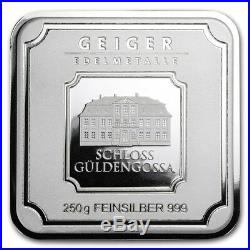 250 gram Silver Bar Geiger Edelmetalle (Original Square Series) T155913