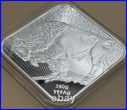 250 gram Sunshine Mint 250th Anniversary 1776 Buffalo Silver Square 250 gram Sunshine Mint 250th Anniversary 1776 Buffalo Silver Square