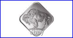 250 gram Sunshine Mint 250th Anniversary 1776 Buffalo Silver Square 250 gram Sunshine Mint 250th Anniversary 1776 Buffalo Silver Square