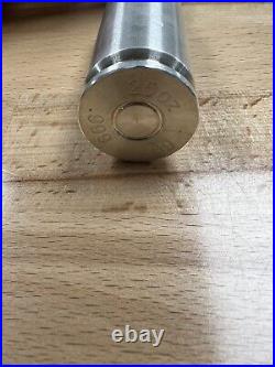 25 Troy Ounce Solid. 999 Silver Cannon Bullet 20MM 6-1/4 Long MINT SHAPE