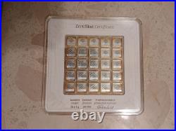 25 x 1 Gram Geiger Square Silver Bar