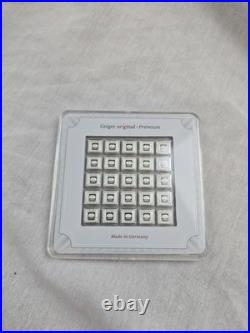25x 1 gram Silver Bar Geiger Edelmetalle (Original Multicard) 25x 1 gram Silver Bar Geiger Edelmetalle (Original Multicard)