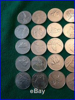 28x Canada wildlife Solid Silver $5 Bullion 1oz Coin