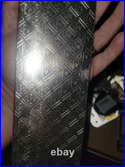 2 100oz Silver Bar Geiger Edelmetalle Original Square Assay Serialized 2 100oz Silver Bar Geiger Edelmetalle Original Square Assay Serialized