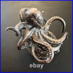 2.9oz GOLD SPARTAN CUSTOM KRAKEN FIGURE. 999 SOLID SILVER NUMBER 1
