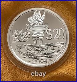 2 Each 2004 NORFED $20 1 oz 999 FINE SILVER Round FROSTY PROOF-LIKE BU #26 2 Each 2004 NORFED $20 1 oz 999 FINE SILVER Round FROSTY PROOF-LIKE BU #26