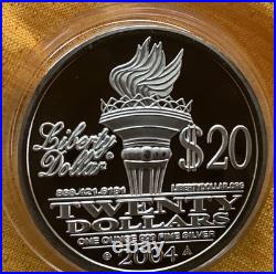 2 Each 2004 NORFED $20 1 oz 999 FINE SILVER Round FROSTY PROOF-LIKE BU #26 2 Each 2004 NORFED $20 1 oz 999 FINE SILVER Round FROSTY PROOF-LIKE BU #26