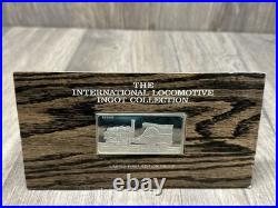 2 Oz. 925 Solid Sterling Silver International Locomotive Coll. Bar FRANKLIN MINT