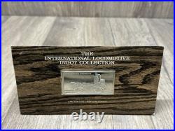 2 Oz. 925 Solid Sterling Silver International Locomotive Coll. Bar FRANKLIN MINT