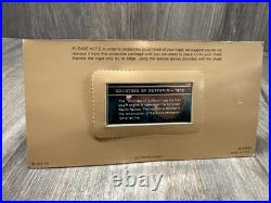 2 Oz. 925 Solid Sterling Silver International Locomotive Coll. Bar FRANKLIN MINT