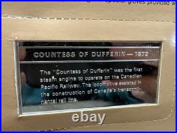 2 Oz. 925 Solid Sterling Silver International Locomotive Coll. Bar FRANKLIN MINT