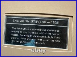2 Oz. 925 Solid Sterling Silver International Locomotive Coll. Bar FRANKLIN MINT