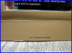 2 Oz. 925 Solid Sterling Silver International Locomotive Coll. Bar FRANKLIN MINT