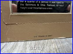 2 Oz. 925 Solid Sterling Silver International Locomotive Coll. Bar FRANKLIN MINT 2 Oz. 925 Solid Sterling Silver International Locomotive Coll. Bar FRANKLIN MINT