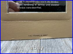 2 Oz. 925 Solid Sterling Silver International Locomotive Coll. Bar FRANKLIN MINT