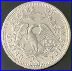 2 TOZ. 999 Fine Silver Reeded Round LADY LIBERTY