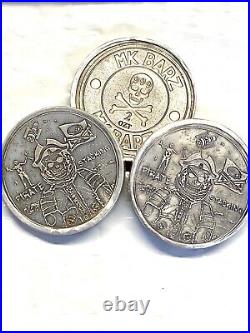 MK BarZ And Bullion 1 Troy Ounce .999 Fine Silver Round - Masonic Symbol (2022)