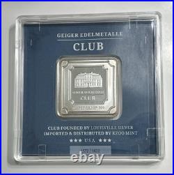 2 Ultra Rare 1oz Geiger Edelmetalle Club Silver Bars In Assay Consecutive SN's 2 Ultra Rare 1oz Geiger Edelmetalle Club Silver Bars In Assay Consecutive SN's