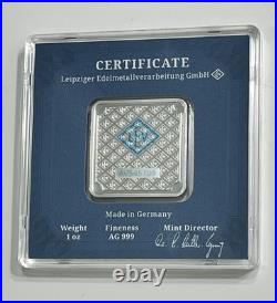 2 Ultra Rare 1oz Geiger Edelmetalle Club Silver Bars In Assay Consecutive SN's 2 Ultra Rare 1oz Geiger Edelmetalle Club Silver Bars In Assay Consecutive SN's