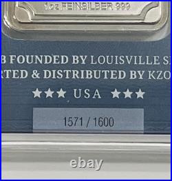 2 Ultra Rare 1oz Geiger Edelmetalle Club Silver Bars In Assay Consecutive SN's 2 Ultra Rare 1oz Geiger Edelmetalle Club Silver Bars In Assay Consecutive SN's