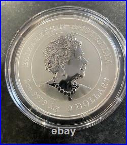 2oz Year Of The Mouse 2020.9999 Solid Silver Lunar Series 3 Coin. 1st In Series